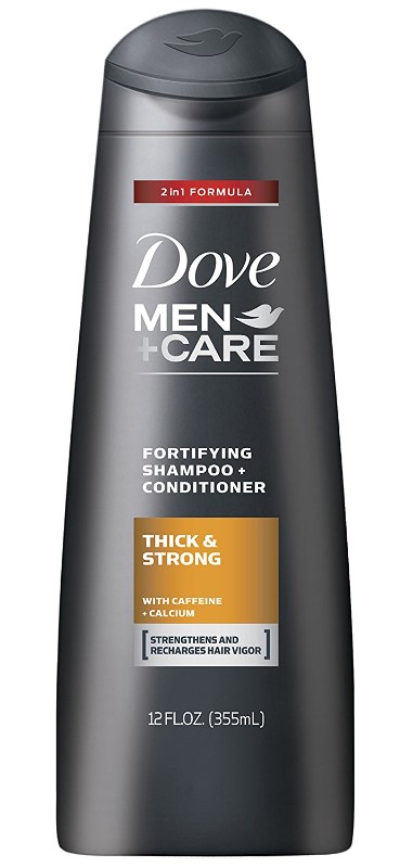 Dove men plus care hair thickening shampoo