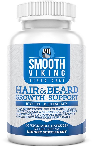 smooth viking beard care supplement | Hold the Hairline