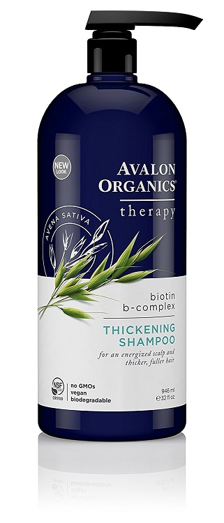 avalon organics biotin b-complex thickening shampoo