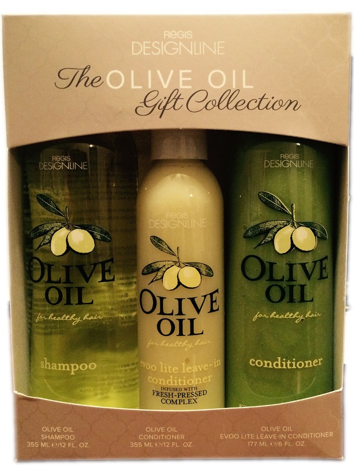 regis designeline olive oil hair products set