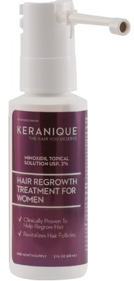 Keranique Hair Regrowth Treatment Dropper with 2% Minoxidil