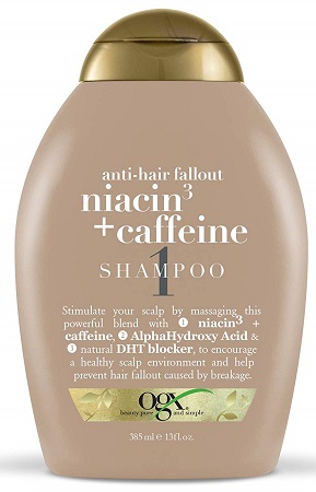 Ogx Shampoo Niacin 3 & Caffeine | Hold the Hairline