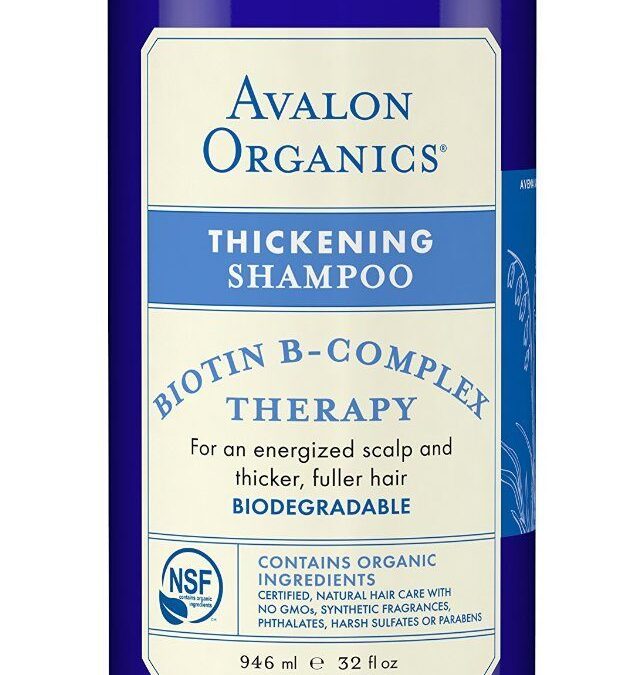 Avalon Organics Thickening Shampoo Best Hair Thickening Shampoos for